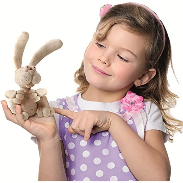 CREARTEC Modelliermasse Salino-Salzteigmischung, 1 kg, hautfreundlich, elfenbeinfarbig – Bild 5