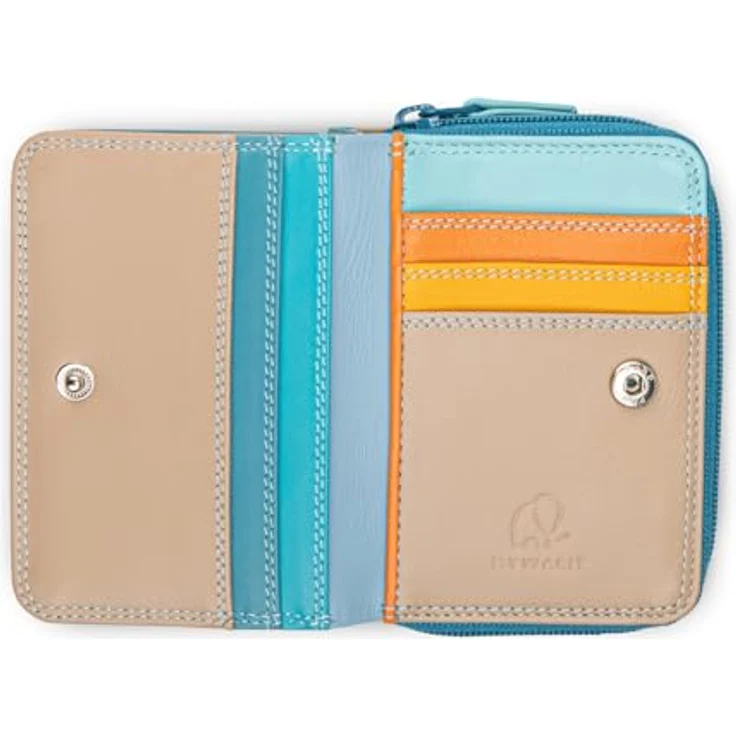 Mywalit Small Wallet Geldbörse aus 100% Leder, 10 cm, blau – Bild 3