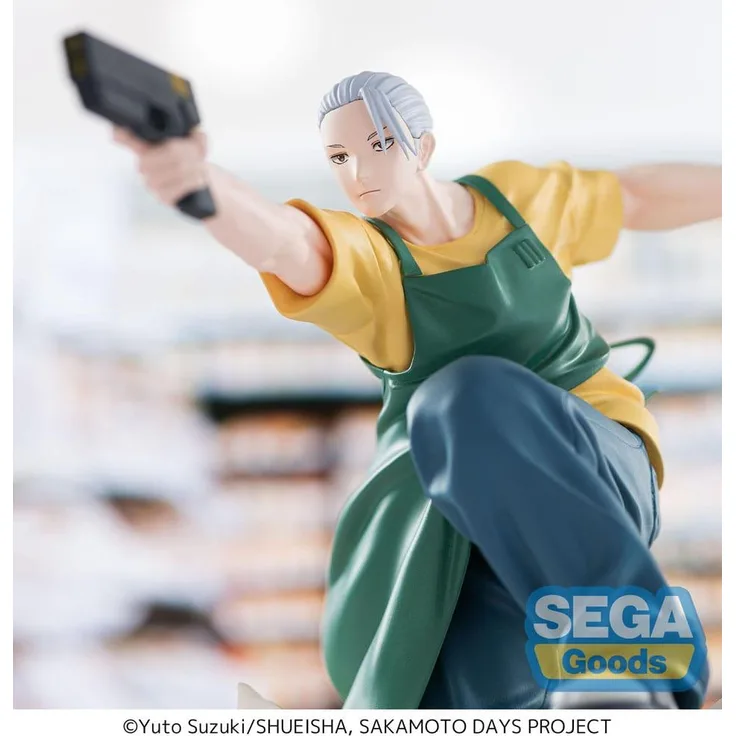 Sega Sakamoto Days Luminasta PVC Statue Taro Sakamoto Serious Ver. 21 cm, detailreiche Sammelfigur in bedruckter Box