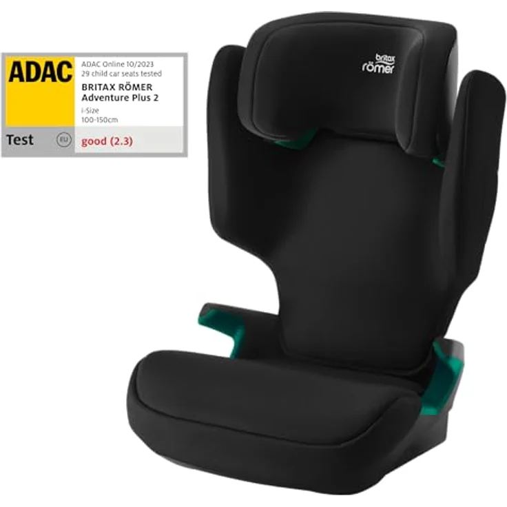 BRITAX RÖMER Kindersitz ADVENTURE PLUS, für Kinder von 100-150 cm (i-Size), 3, 5-12 Jahre, Space Black – Bild 3