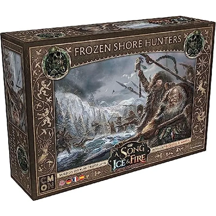 Cmon A Song of Ice & Fire - Frozen Shore Hunters, Miniaturen-Erweiterung für Tabletop-Spiel mit 13 Figuren, Freies Volk Fraktion