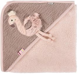 Fehn Kapuzenbadetuch Flamingo