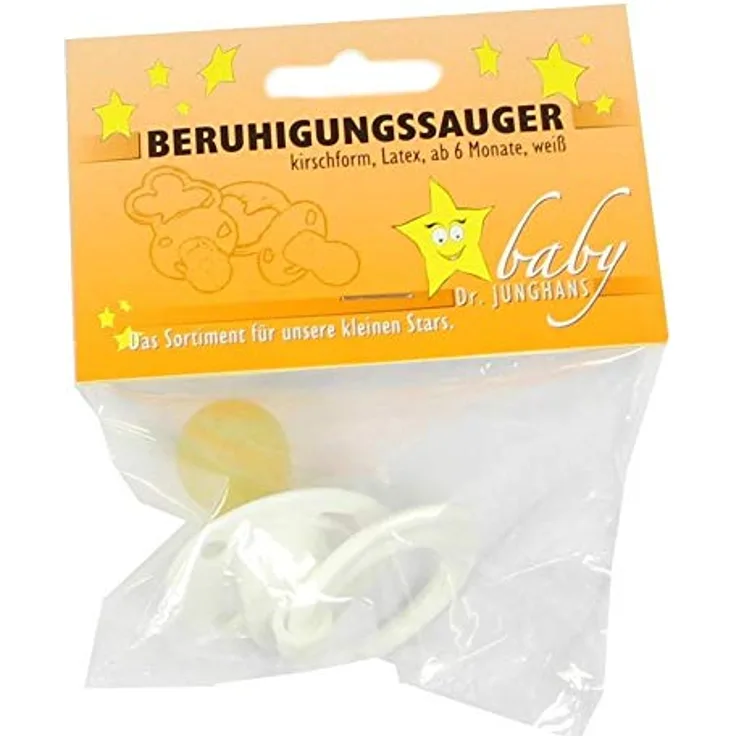 Dr. Junghans Medical BERUHIGUNGSSAUGER kirschf.Lat.ab 6 M.weiß 1 St