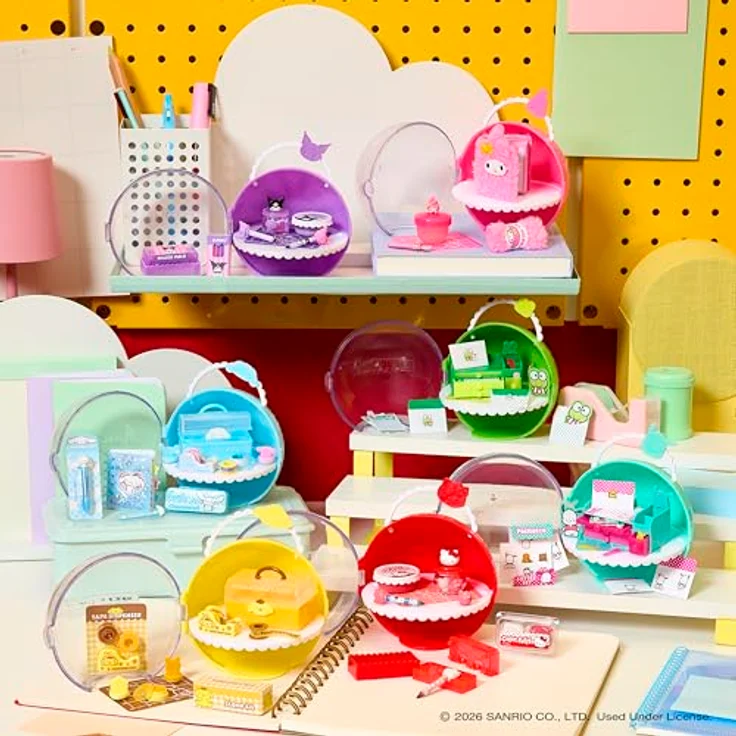 MGA Entertainment MGA's Miniverse - Make It Mini Hello Kitty, Schreibwaren Set zum Selberbasteln, Miniaturformat – Bild 13
