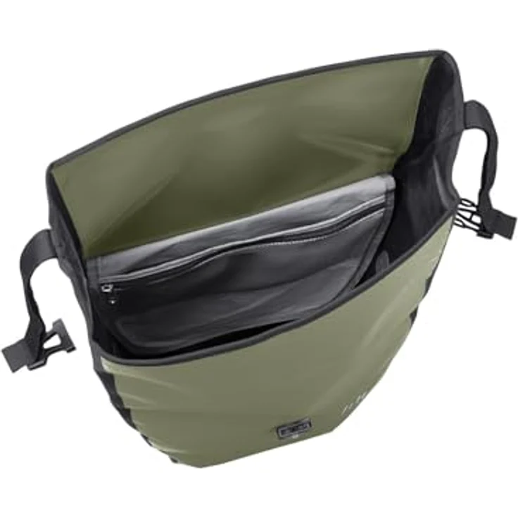 VAUDE Hinterradtaschen Aqua Back Single (Rec) Fango - Kinderfahrradtaschen mit geräumigem Hauptfach und wasserdichtem Wickelverschluss – Bild 3