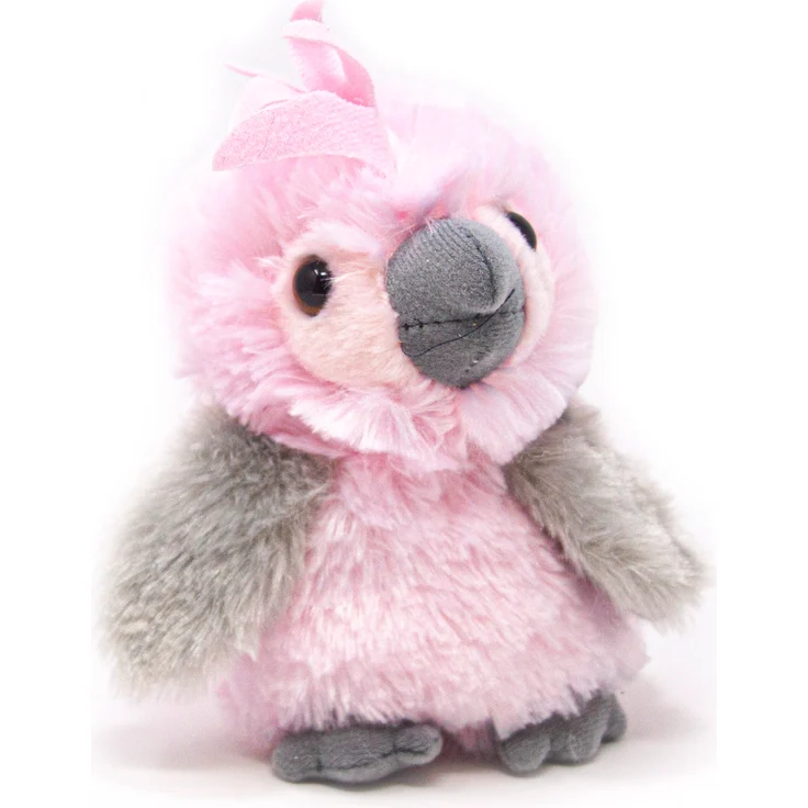 Nature Planet Kuscheltier Fluffy Kakadu pink, hochwertiges Plüschspielzeug