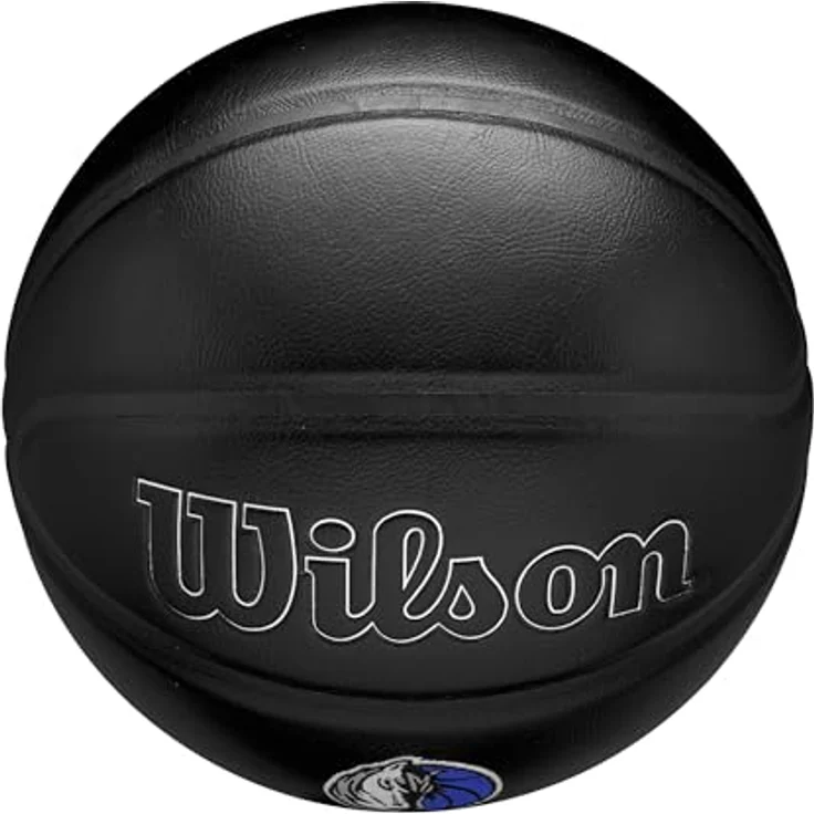 Wilson NBA Basketball Dallas Mavericks, Lederverbundstoff mit gesticktem Mannschaftswappen, für Innenbereich – Bild 5