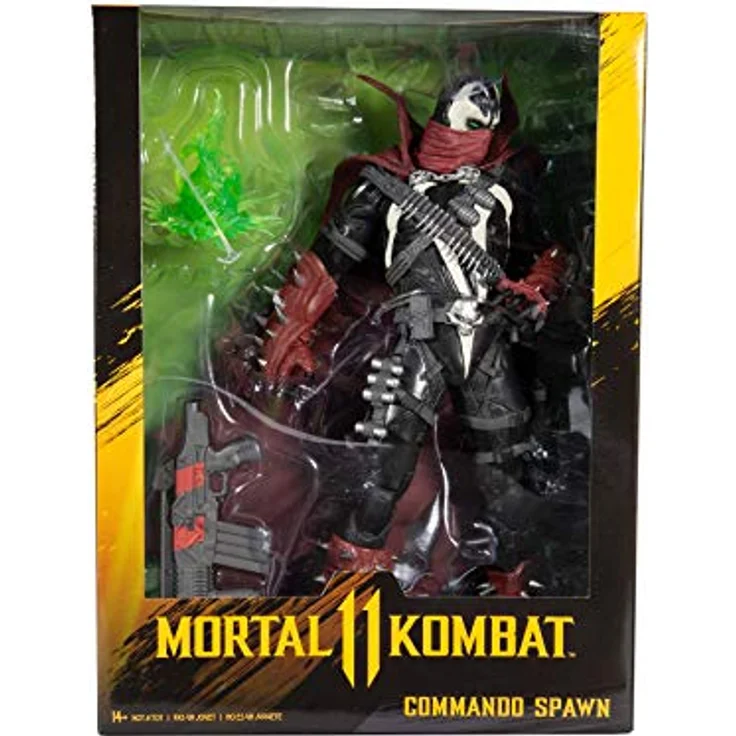 McFarlane Toys Mortal Kombat Commando Spawn Actionfigur, Dark Ages Skin, 30 cm, inklusive Zubehör und Base, MCF11052-4 – Bild 7