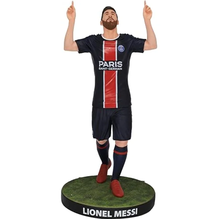 SoccerStarz Football's Finest - Lionel Messi Statue, 1:3 Sammelfigur in PSG Heimtrikot, 60 cm, limitierte Auflage – Bild 1