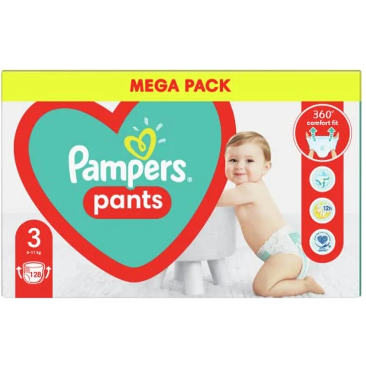 Pampers Pants Dreng/Pige 3 128 stk – Bild 4