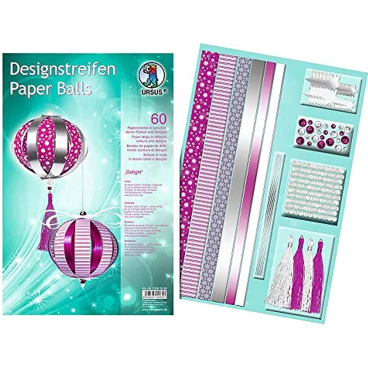 Ludwig Bähr Bastelset Designstreifen Paper Balls Delight – Bild 2