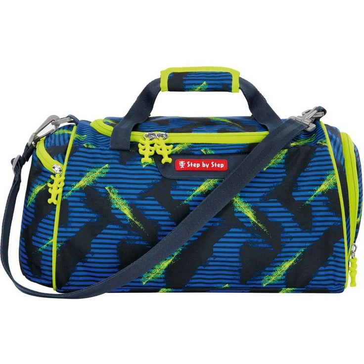 Step by Step Sporttasche Police Car Cody, 13 l Kinder-Sporttasche mit Nassfach und recycelten Materialien – Bild 1