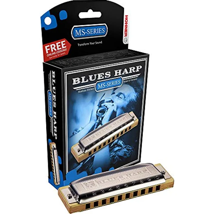 Hohner Accordions 532BXE Blues Harp MS Diatonische Mundharmonika, E-Dur
