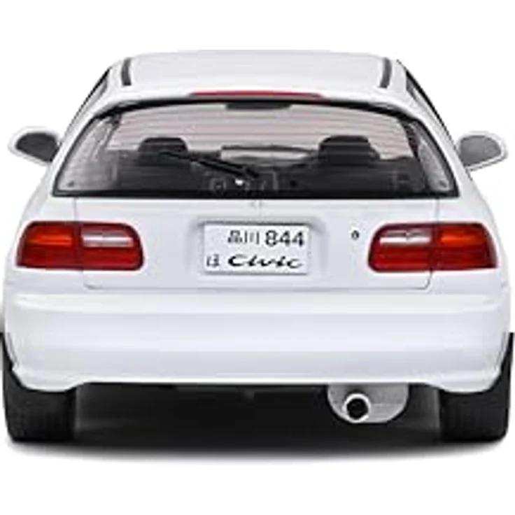 Solido 1:18 Honda Civic (EG6) 1991, Modellfahrzeug in Weiß, Die-cast mit Fensterkarton und Kunststoffsockel – Bild 4