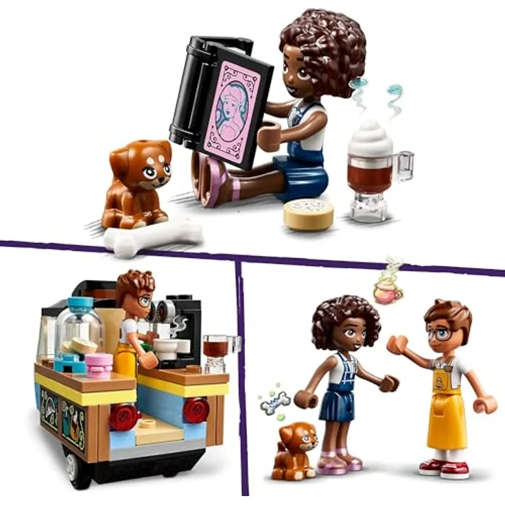 LEGO Friends 42606 Rollendes Café, Kleines Set mit Bäckerei-Spielzeug – Bild 5