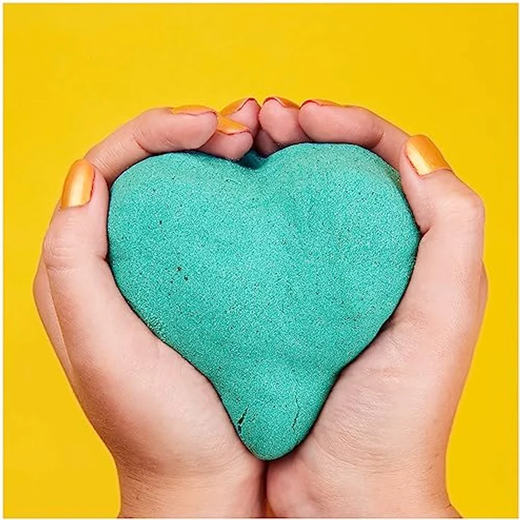 Kinetic Sand Schimmersand Petrol, 907 g - blaugrüner Glitzersand für Indoor-Sandspiel aus Schweden, ab 3 Jahren - Preisvergleich – Bild 5