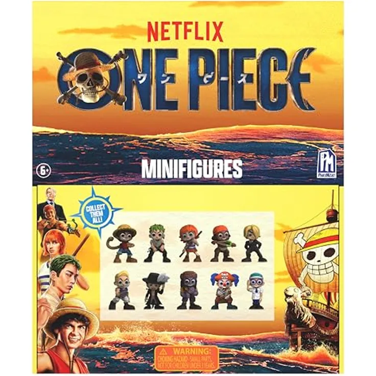 One Piece Minifiguren - Sammlung Serie 1, mit verstecktem Schatz, über 2,5 Zoll groß, offiziell lizenziert von PhatMojo - Preisvergleich