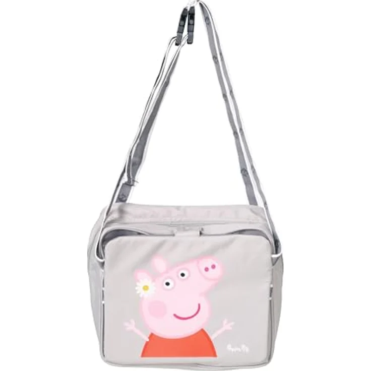 roba Boostersitz Peppa Pig - Aufblasbarer Sitz mit erhöhten Seitenlehnen - Mobile Sitzerhöhung für Kinder & Kleinkinder - Grau/Rosa – Bild 4