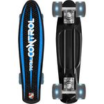 Stamp Skateboard 22'' x 6'' Skids Control Lighting Wheels, PP Deck, Anti Slip, PU Lights, ABEC 7, Aluminium Truck, Printed Deck