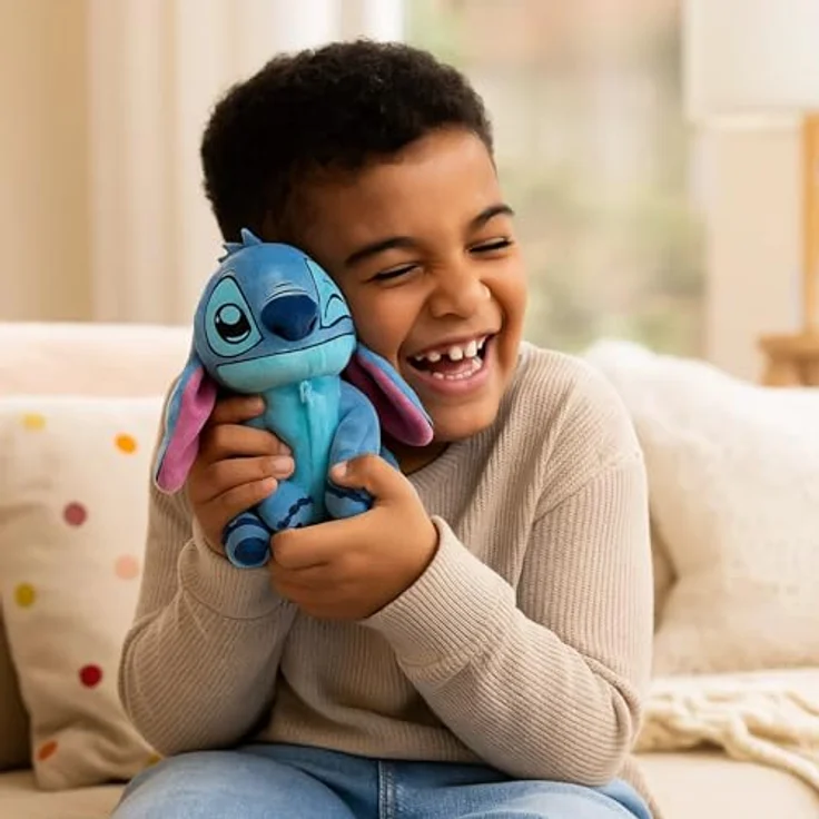 Disney Lilo & Stitch Plüsch Spardose, 20 cm, Zwinkerndes Auge, ideal für Kinder und Fans – Bild 5