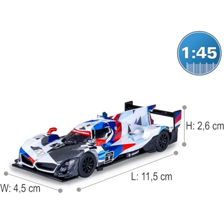 JAMARA BMW M Hybrid V8 Diecast 1:45, Modellauto mit detailgetreuem Design und Gummireifen, Geschenkidee für Kinder ab 3 Jahren – Bild 3
