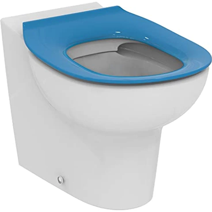 Ideal Standard S454536 Original Contour 21 Schools WC-Sitz, optimiert für Kinder, aus Thermoplast, Edelstahl-Scharniere, blau – Bild 4