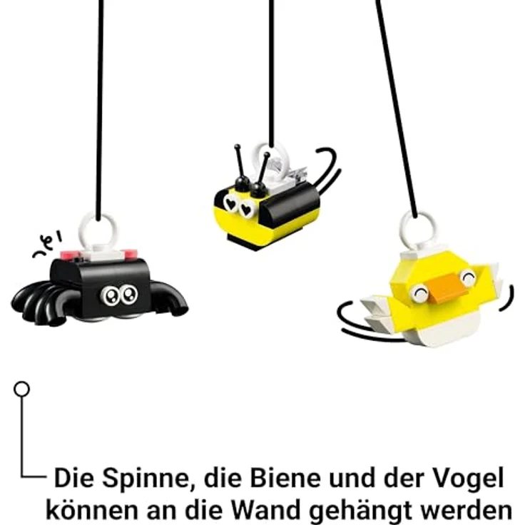 LEGO Classic Kreative Spaßbox, Bunte Bausteine für fantasievolle Rollenspiele, Bauset für Anfänger, Spielzeug für Mädchen und Jungen ab 5 Jahren, Modelle zum Umbauen 11042, von LEGO. – Bild 3