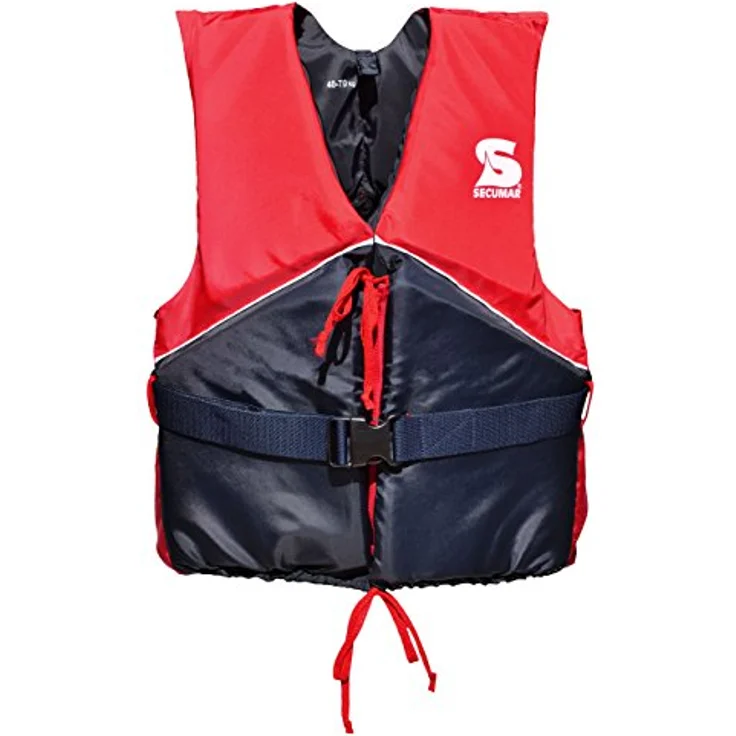 SECUMAR Schwimmweste, 50N Rettungsweste mit verstellbarem Leibgurt, marineblau – Bild 2