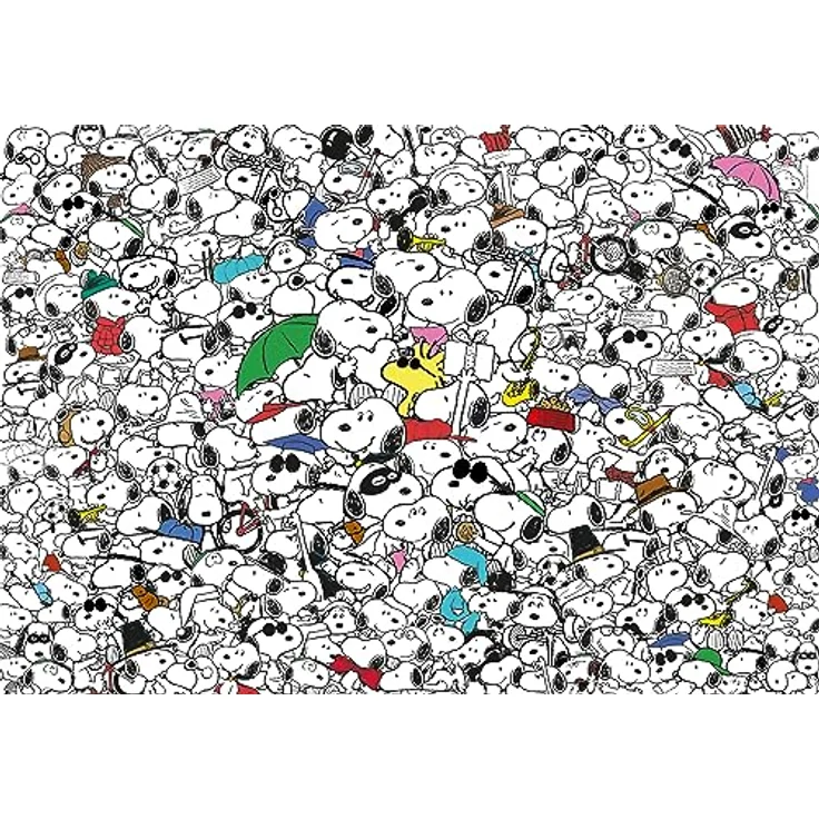 Clementoni 39804 Impossible Puzzle Peanuts, 1000 Teile Puzzle für Erwachsenen und Kinder ab 14 Jahren, umweltfreundlich, made in Italy – Bild 2
