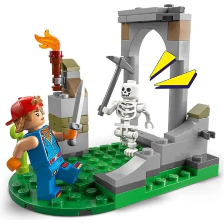LEGO Fortnite Peely & Sparkplug’s Camp Toy 77075, inkl. Wolf & Vorratslama Figuren, Campfire und 3 Minifiguren, Geschenk für 7+ Jahre alte Jungen und Mädchen – Bild 4