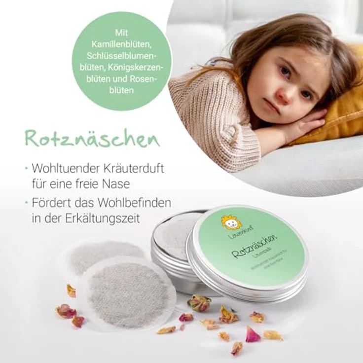 Löwenkind Einsteigerbox "Mini" grau mit Wonnebäuchlein und Rotznäschen zur Unterstützung bei Blähungen, 3-Monats-Koliken und Erkältung – Bild 2