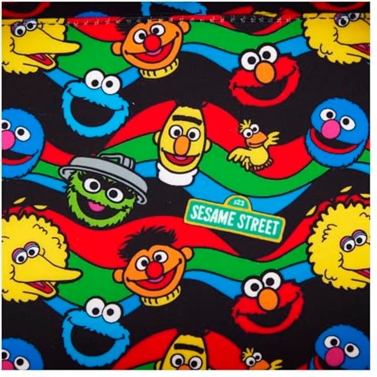 Loungefly Sesamstraße Ecke Rucksack, 30 cm, strapazierfähiges Polyester und PU-Leder, offiziell lizenziertes Produkt für Kinder – Bild 8