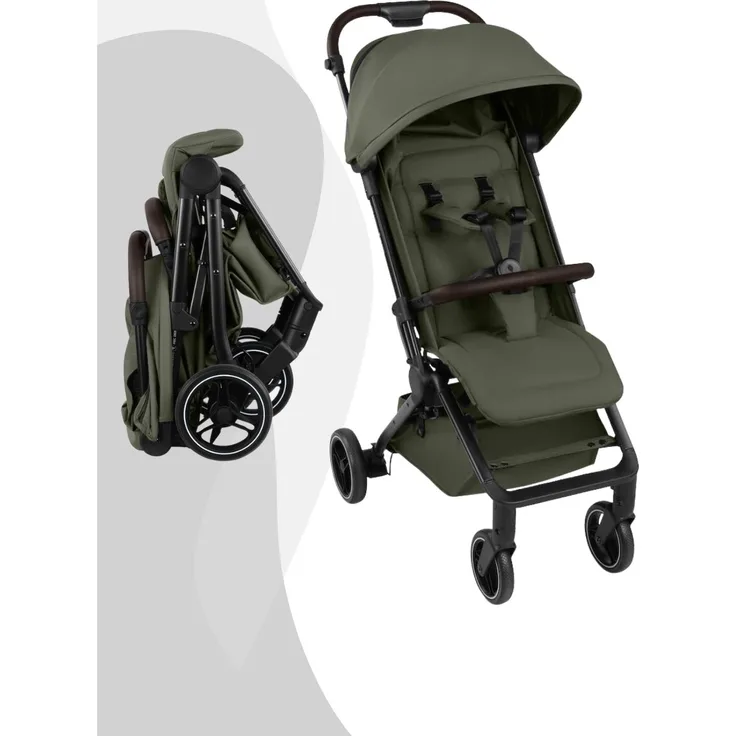 ABC Design Ping 4 Trekking Buggy, leichter Reisebuggy für Kinder ab 6 Monaten bis 22 kg, Pea