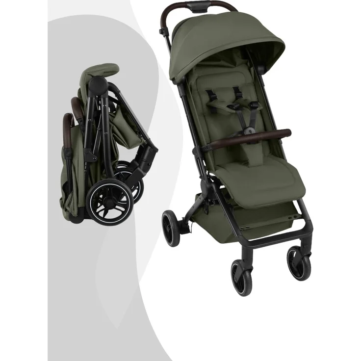 ABC Design Ping 4 Trekking Buggy, leichter Reisebuggy für Kinder ab 6 Monaten bis 22 kg, Pea
