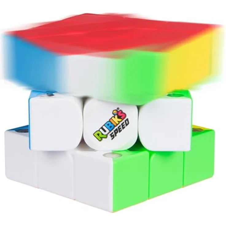 SPIN MASTER Rubiks 3x3 Speed Cube, Geschicklichkeitsspiel mit magnetischem Design, mehrfarbig – Bild 9