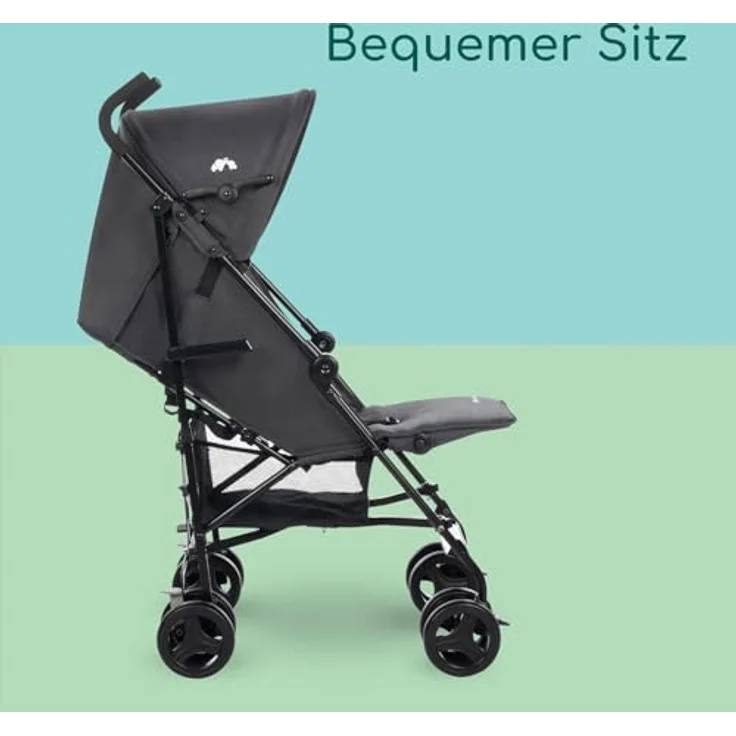 Bebeconfort Rainbow, Kinderwagen für 6 Monate bis 4 Jahre, verstellbare Rückenlehne, leicht und kompakt, Mineral Graphite – Bild 3
