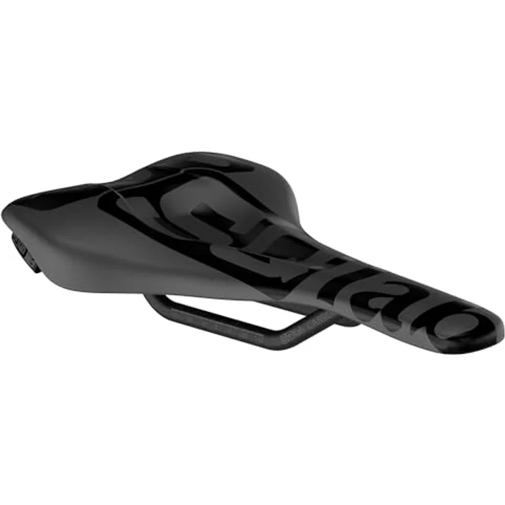SQlab 612 Ergowave R Carbon Team Edition Fahrradsattel, Road & MTB Race, leicht ab 125 g, Taillierung, erhöhtes Heck (schwarz) – Bild 1