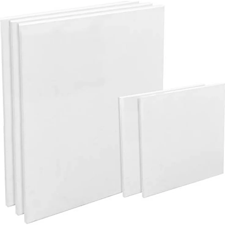 Artina Kreativset Corsica, 24tlg Zeichen- & Acrylmalset mit 5 Leinwänden, 8 Acrylfarben und Pinselzubehör – Bild 5