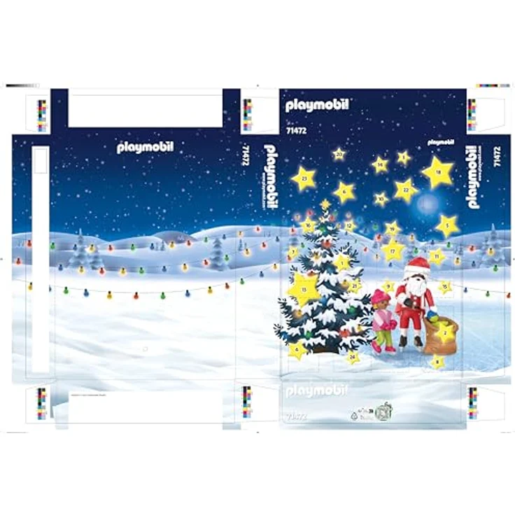 PLAYMOBIL 71472 Adventskalender: Ausflug auf den Weihnachtsmarkt, 24 Überraschungen, Mehrfarbig – Bild 8