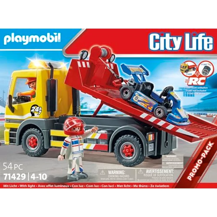 Playmobil® Konstruktions-Spielset Abschleppdienst (71429), City Life, (54 St), mit Licht – Bild 5