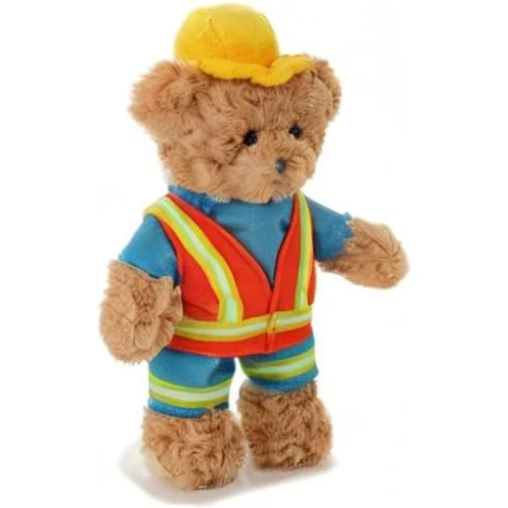 Euro Souvenirs Kuscheltier Bär aus Plüsch, Feuerwehrmann, Polizist und Arzt, weiches Stofftier für Kinder und Erwachsene – Bild 2