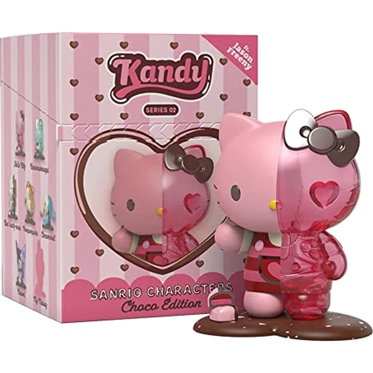 Mighty Jaxx Sammelfiguren Kandy X Sanrio Choco-Edition, 10,2 cm große Figuren in Blindbox, mit Jason Freeny Design, inklusive zufälliger Figur und Echtheitszertifikat