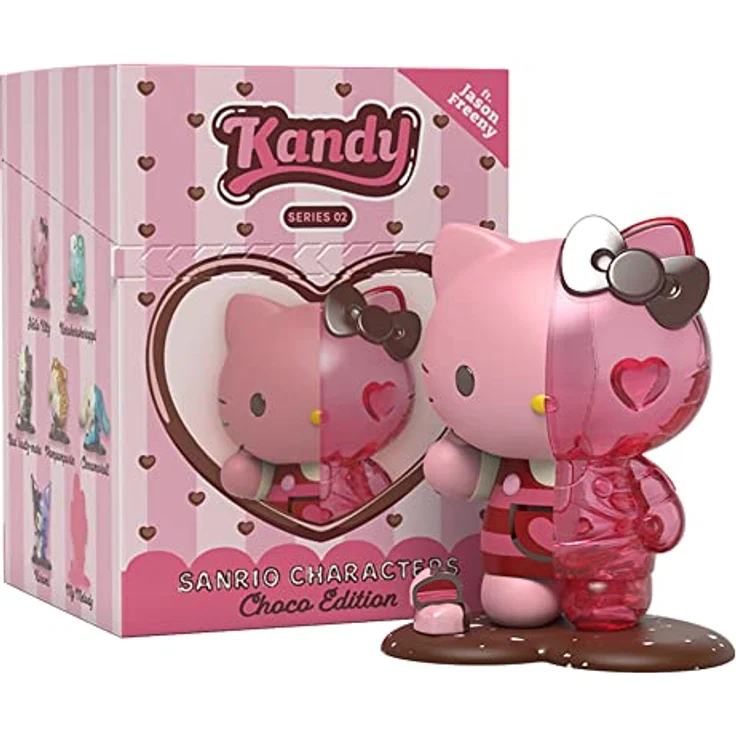 Mighty Jaxx Sammelfiguren Kandy X Sanrio Choco-Edition, 10,2 cm große Figuren in Blindbox, mit Jason Freeny Design, inklusive zufälliger Figur und Echtheitszertifikat – Bild 1