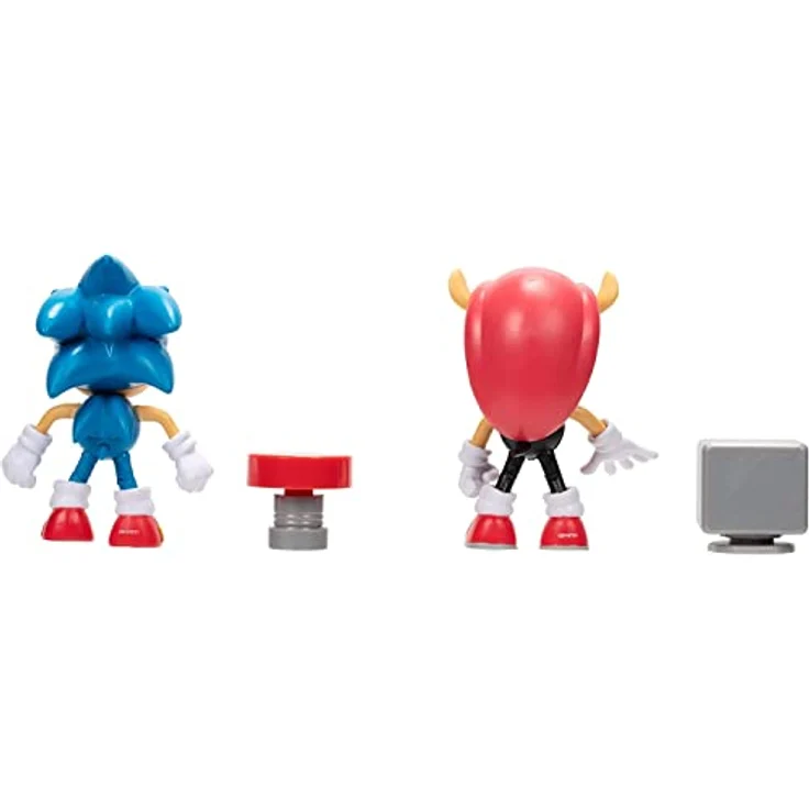 Jakks Pacific Sonic und Classic Mighty, Sammelfigur 2er-Pack, mehrfarbig, 10 cm – Bild 3