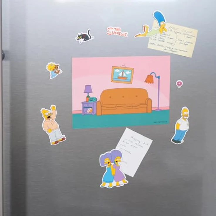 Grupo Erik The Simpsons Die-cut Magnet Set, hochwertige Sammlermagnete mit ikonischen Charakteren und Szenen – Bild 4