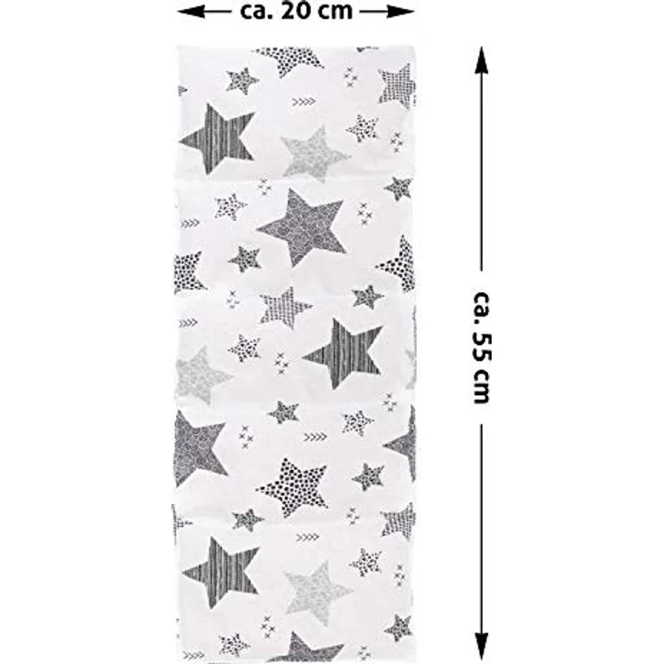 Amilian Kirschkernkissen Mikrowelle 55 x 20cm Wärmekissen Rücken Kirschkernkissen Nacken Schulter Wärmekompresse Körnerkissen Kinder Erwachsene Massagekissen Kältekissen Kirschkernkissen gross – Bild 2