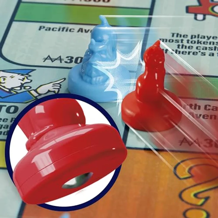 Hasbro Monopoly Knockout, Familienspiel mit aktivem Spielspaß – Bild 6