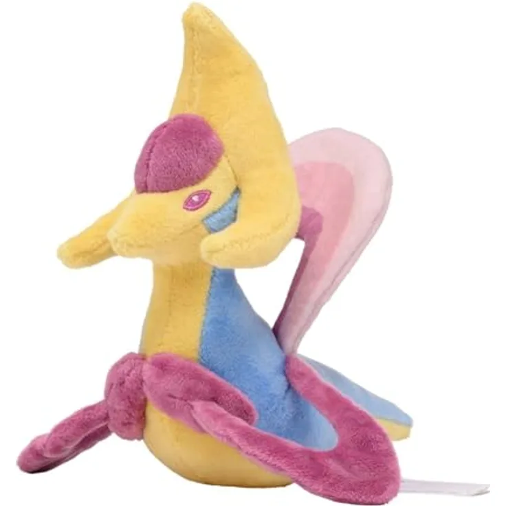 Tinisu Pokemon Cresselia Kuscheltier - 17 cm Plüschtier Cresselia, mit Mikroperlen gewichtet