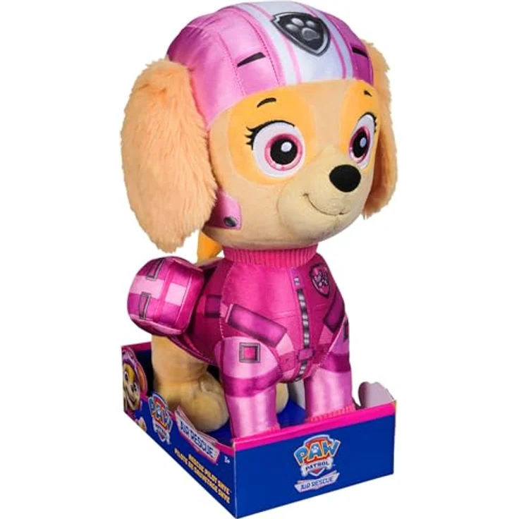 Spin Master Psi-Patrouille: Air Rescue Plüsch-Maskottchen Skye, 12 Zoll, super weich, mit Air Rescue Flugjacke & Helm – Bild 2