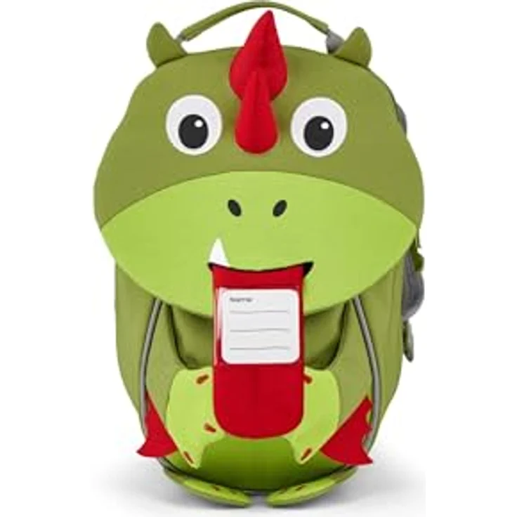 Affenzahn Kleiner Freund Drache Kindergartenrucksack, 4 Liter, grün, mit gepolsterten Schulterträgern und Brustgurt – Bild 5